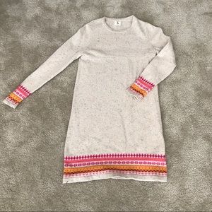 Lands’ End - Sweater Dress, Beige, Size 14